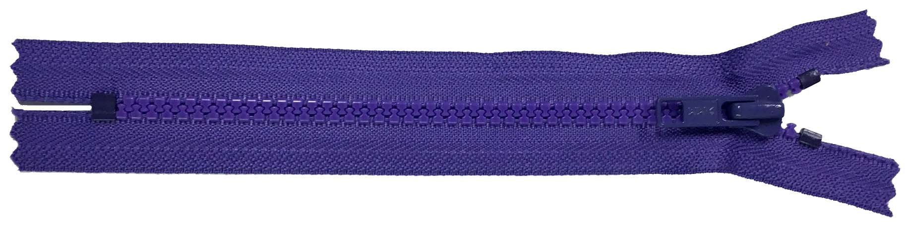 purple zippers on a white background