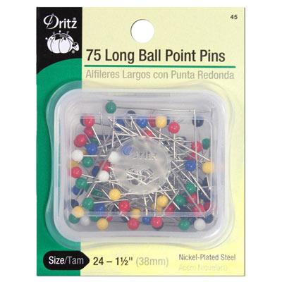 Photo of package of long ball point pins