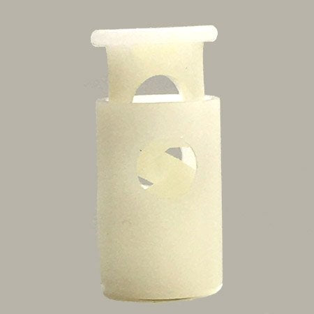 All Plastic Barrel Toggle - White
