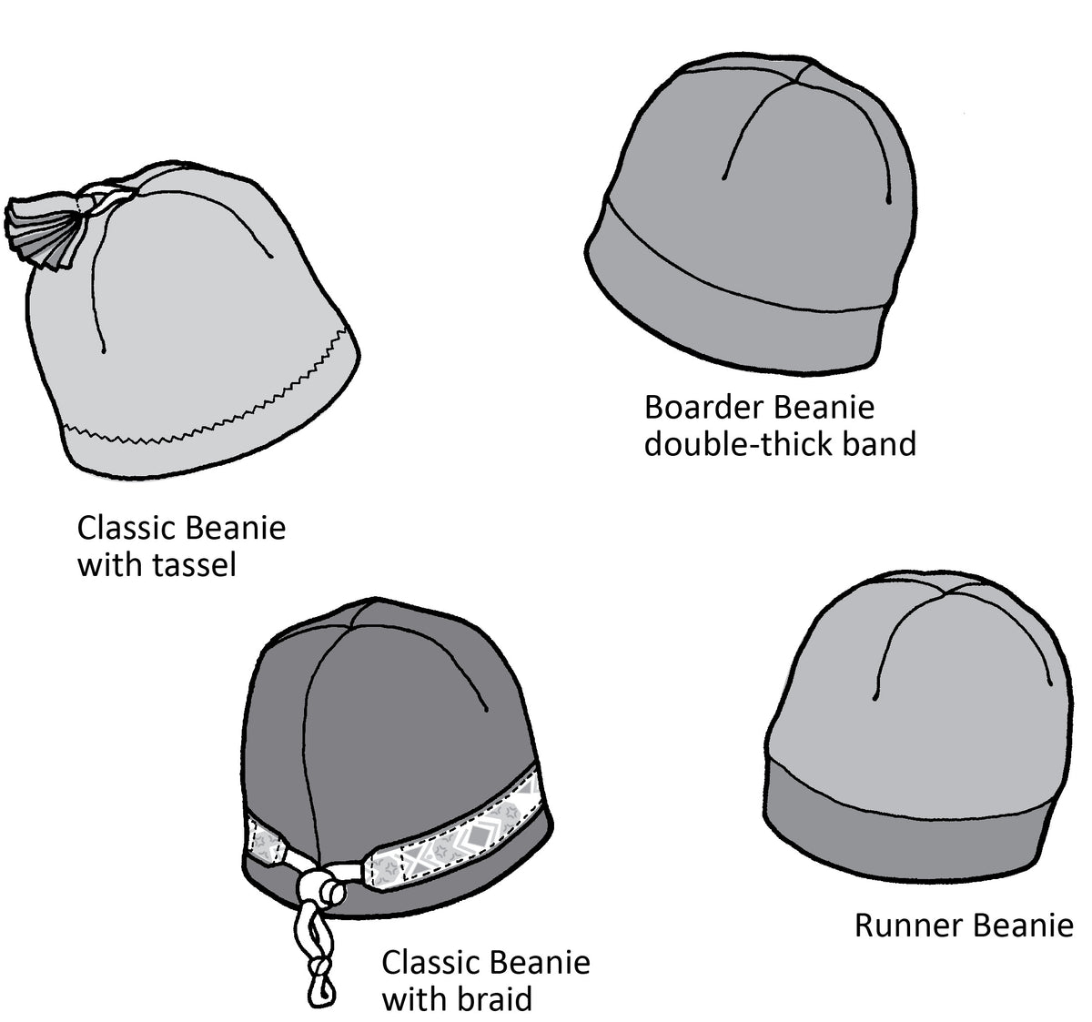Polar Beanies PDF Pattern - 534 - The Green Pepper Patterns