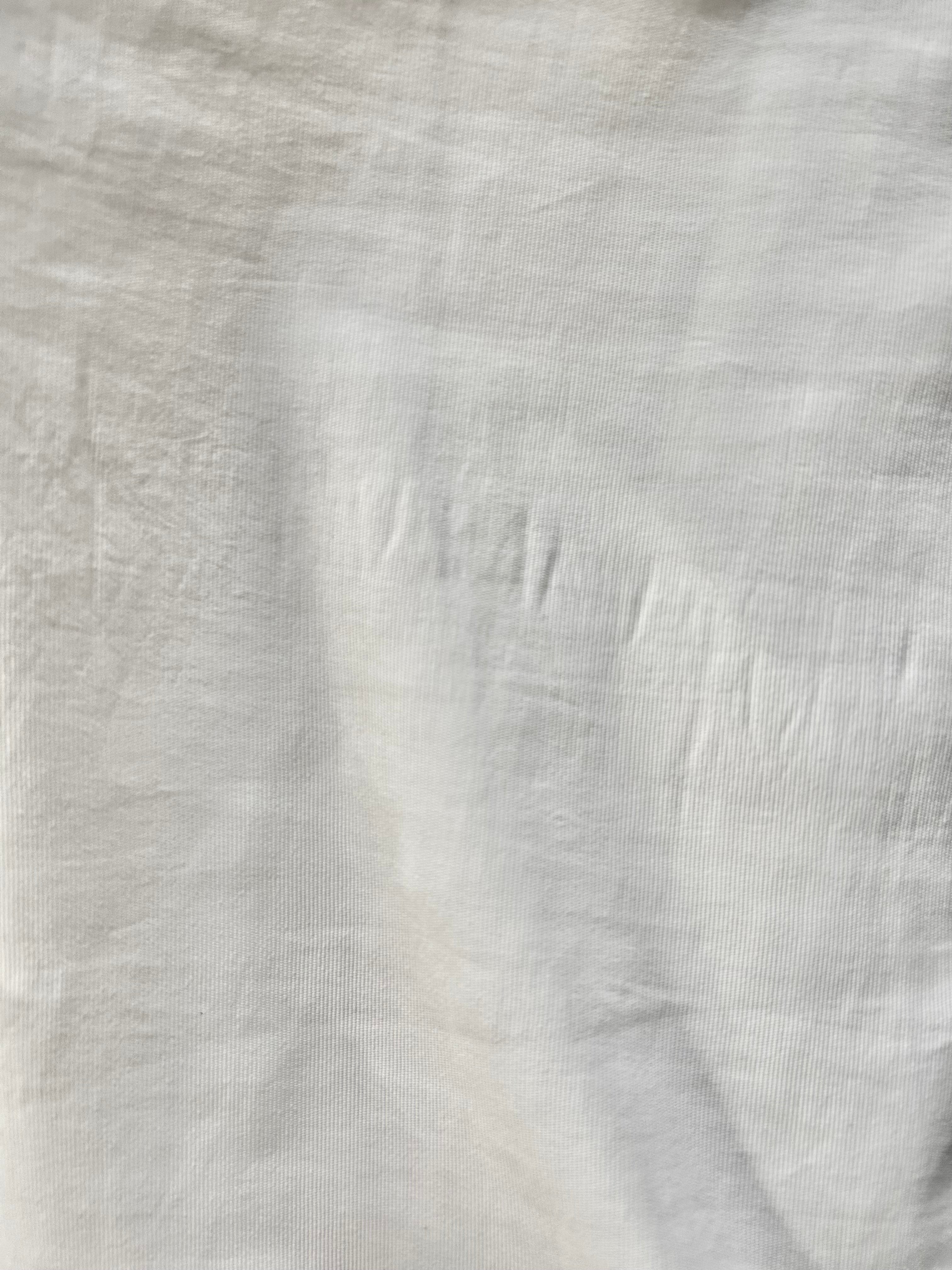 white swatch of fabric