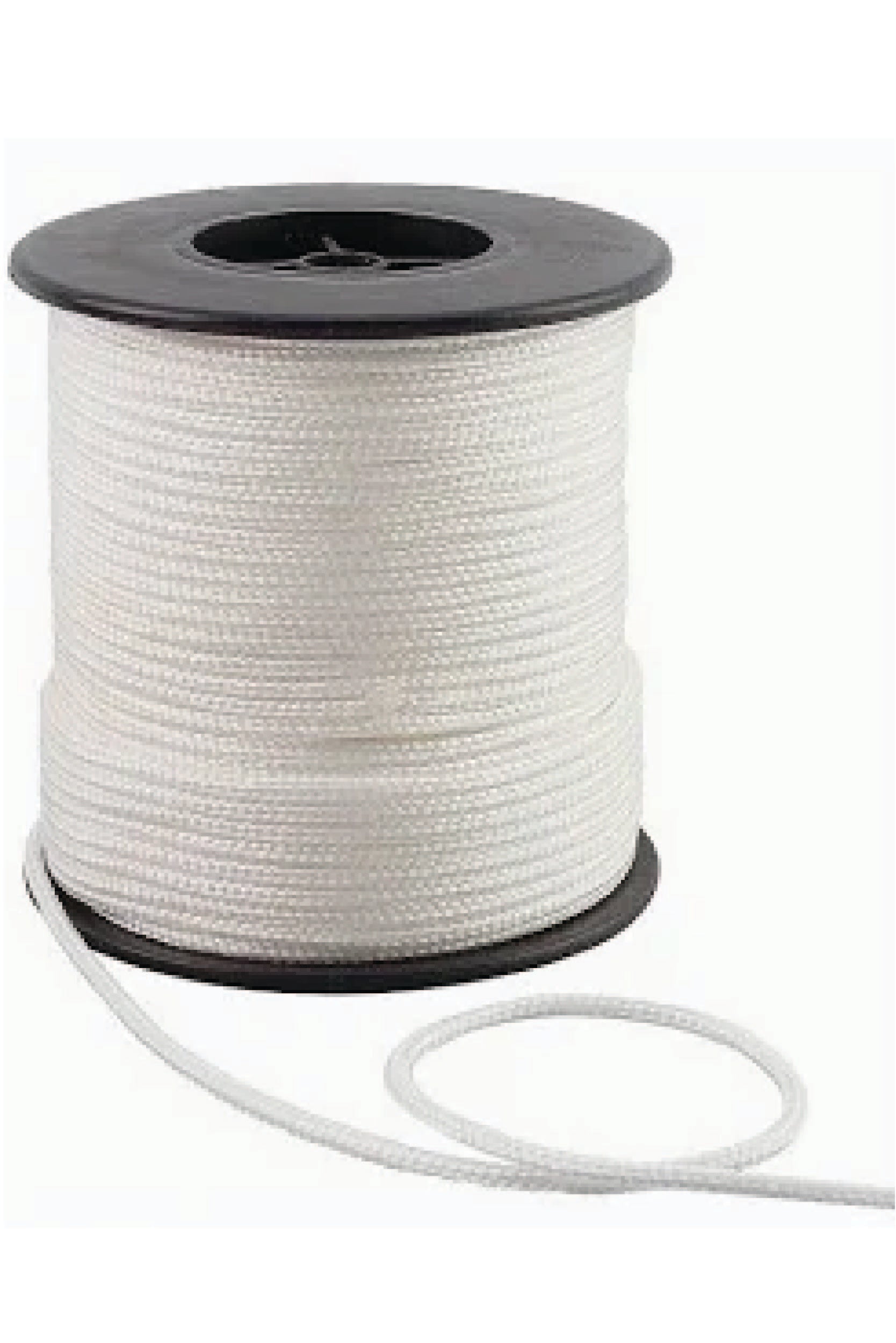 white cord on a spool