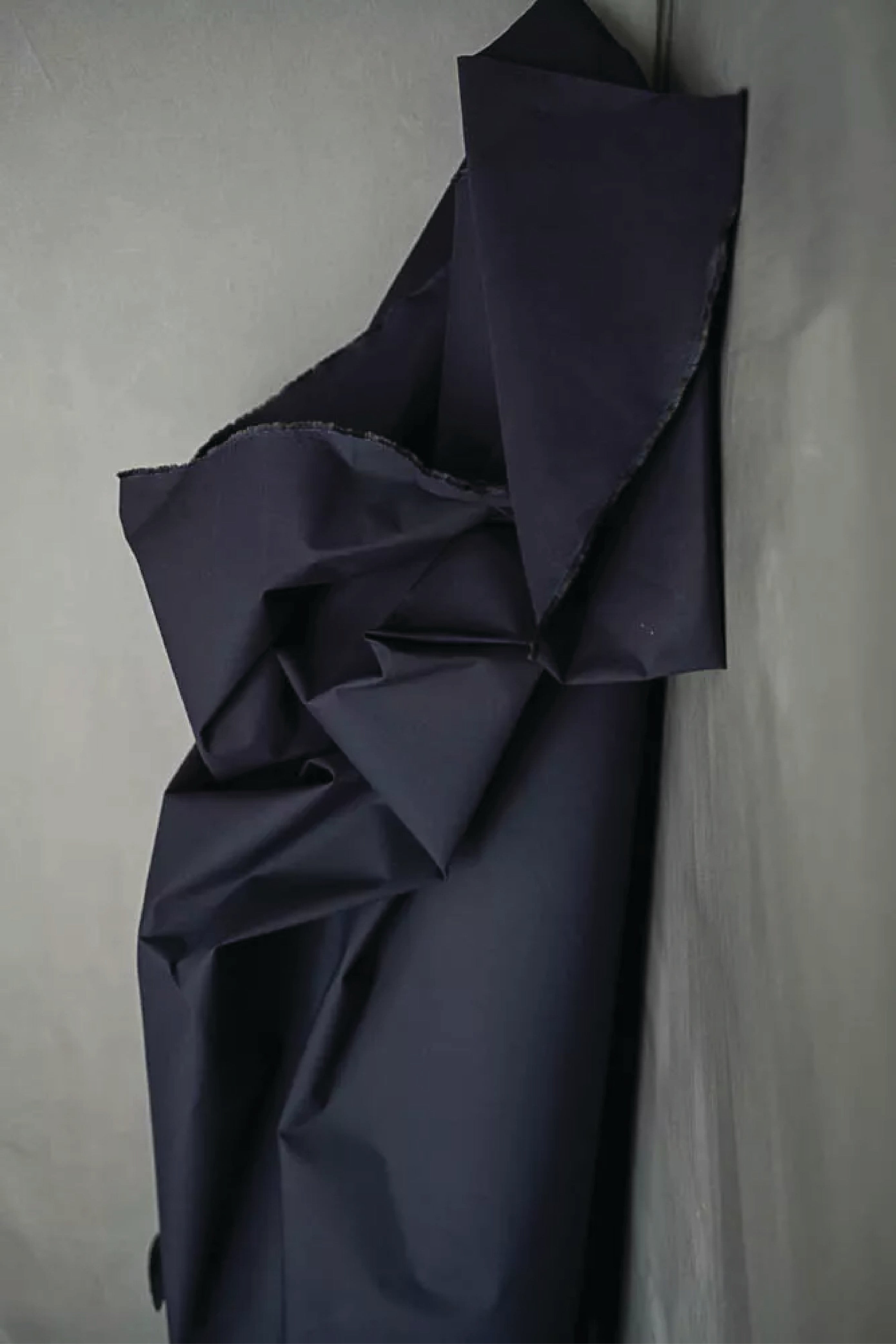 Dry Cotton Oilskin - Dark Indigo