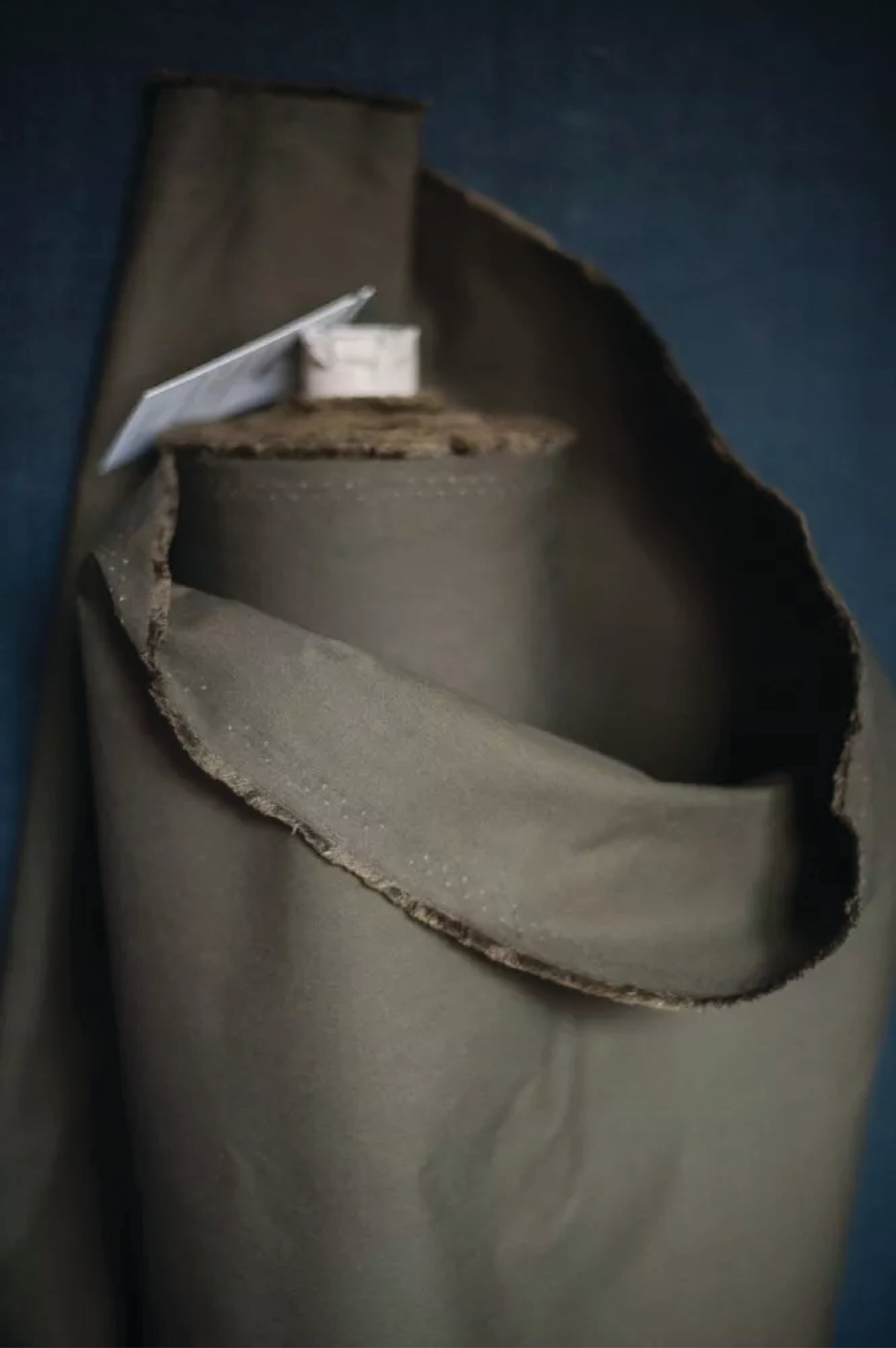 Dry Organic Cotton Oilskin - Khaki