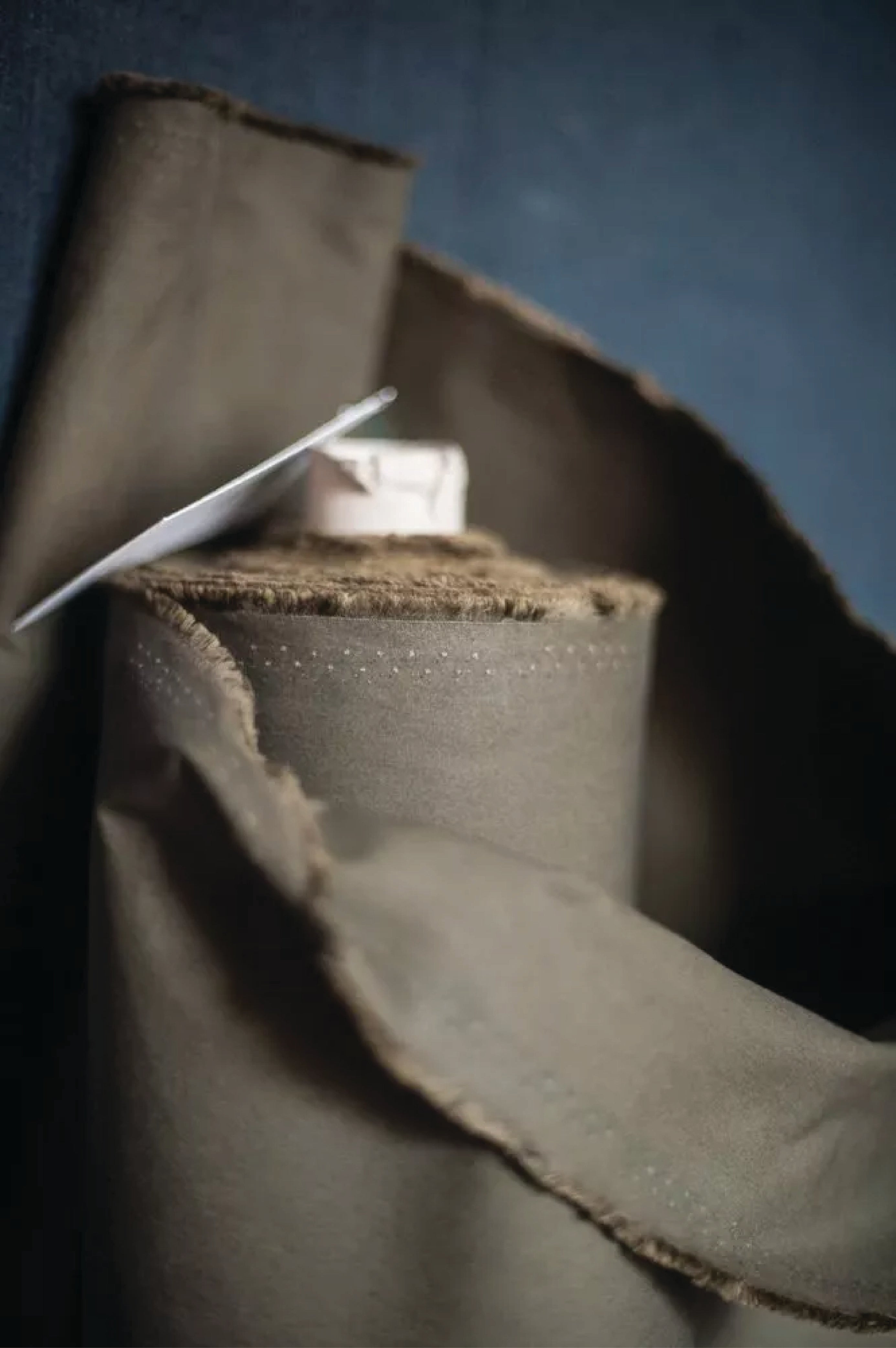 Dry Organic Cotton Oilskin - Khaki