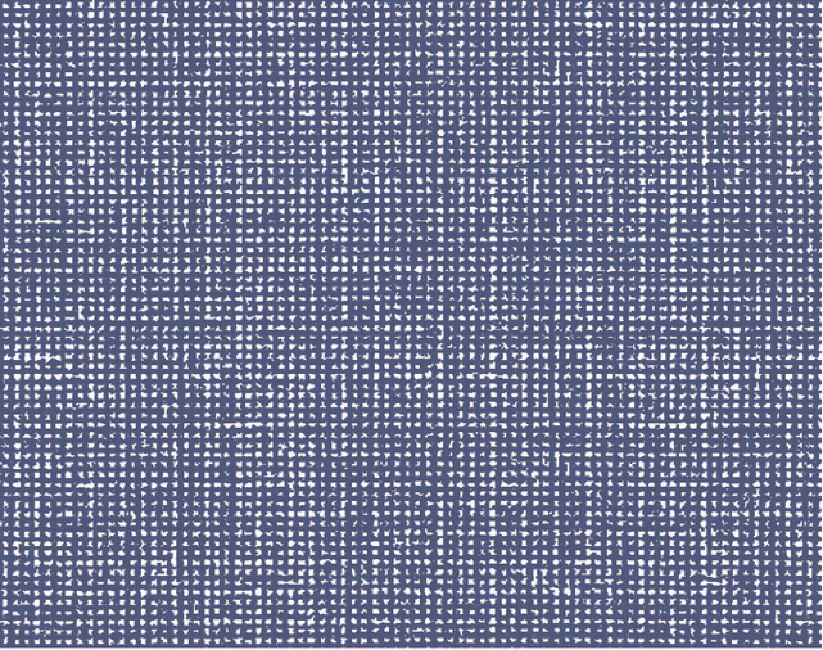 close up of navy check laminated cotton fabric