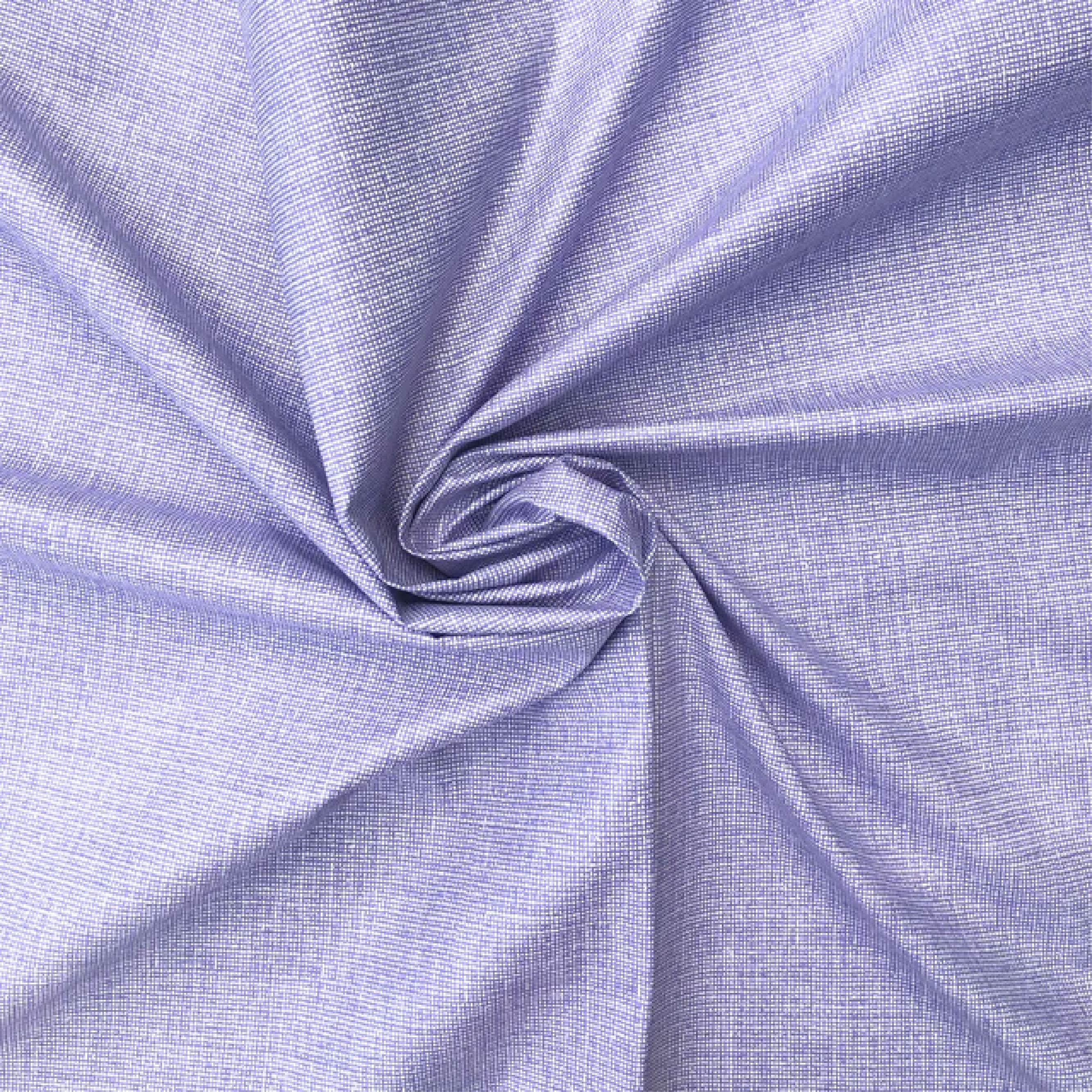lupin purple laminated cotton fabric