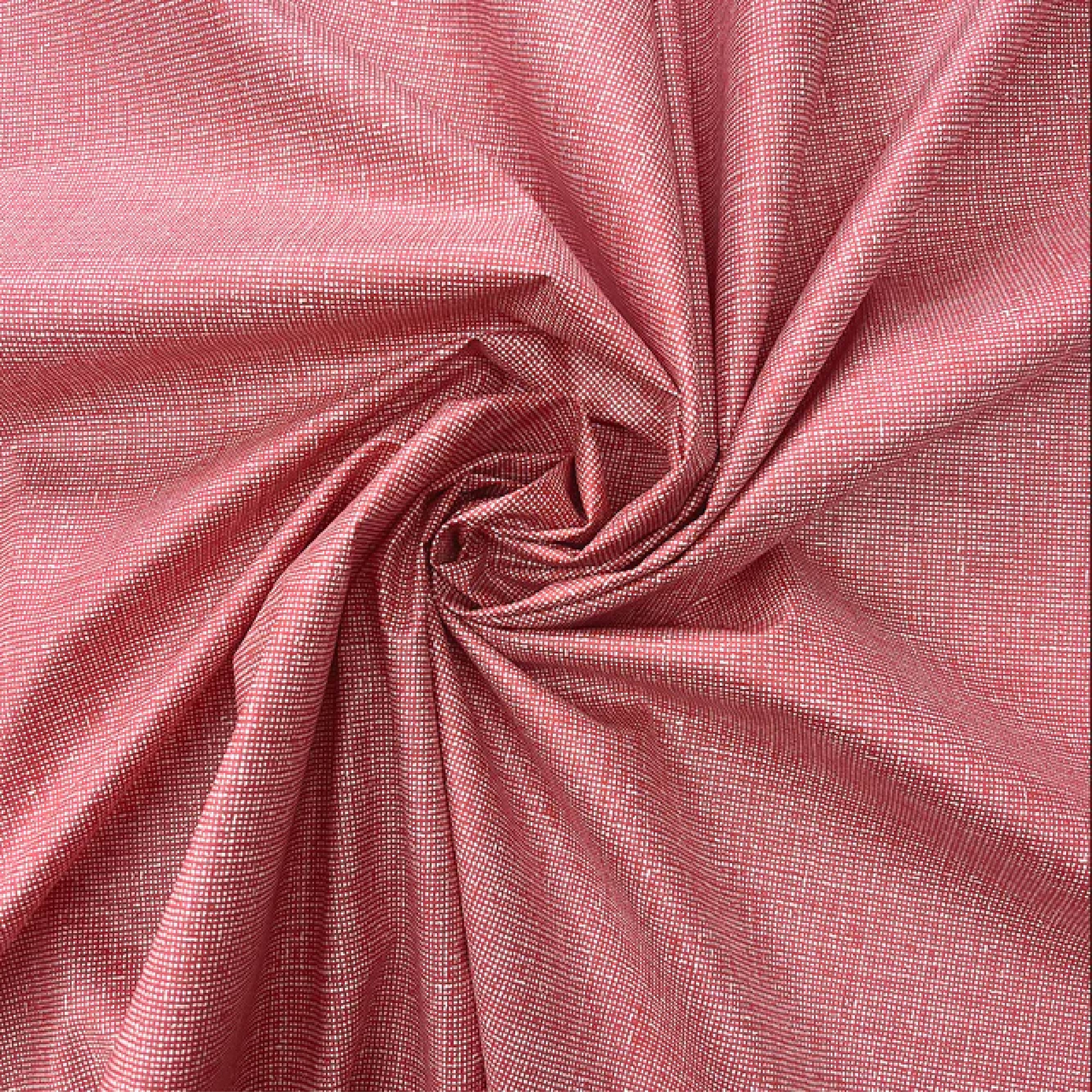 red check laminated cotton fabric