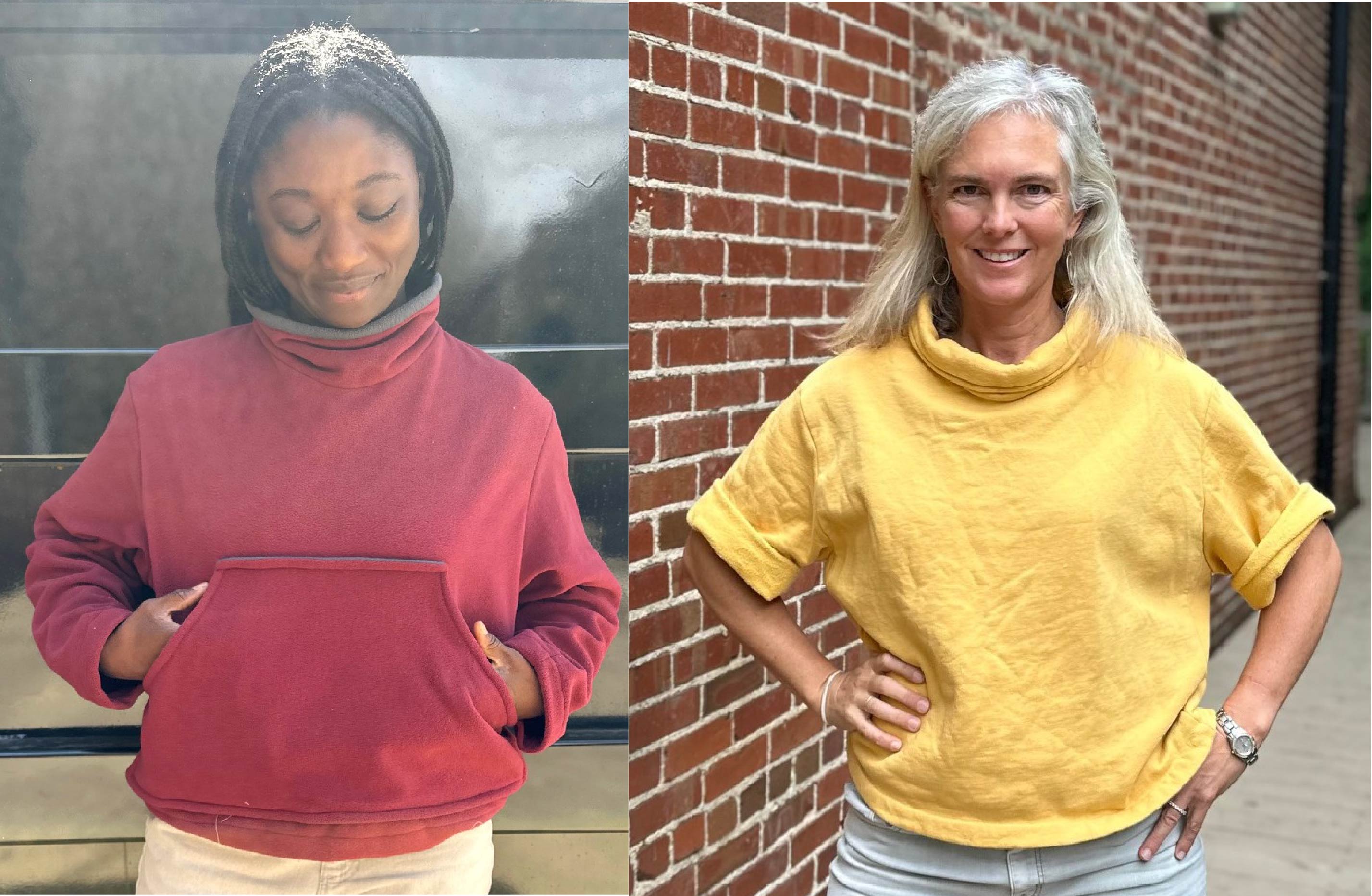 520 Mock Turtle Sweater Pullover - Done 2 Ways