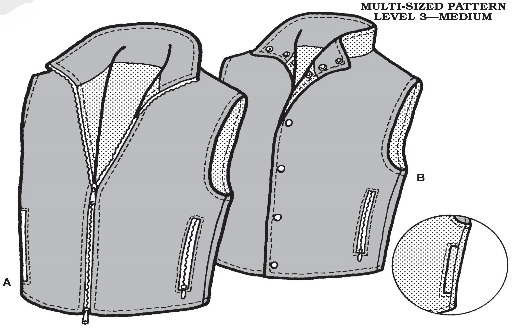 101 – Women's Santiam Reversible Vest Pattern