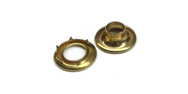set of brass spur grommets