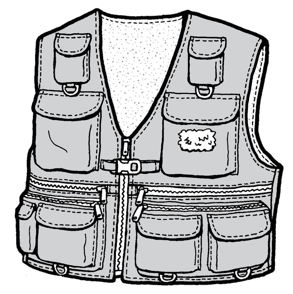 502 – Adult's Rogue River Fishing Vest Pattern – The Green Pepper