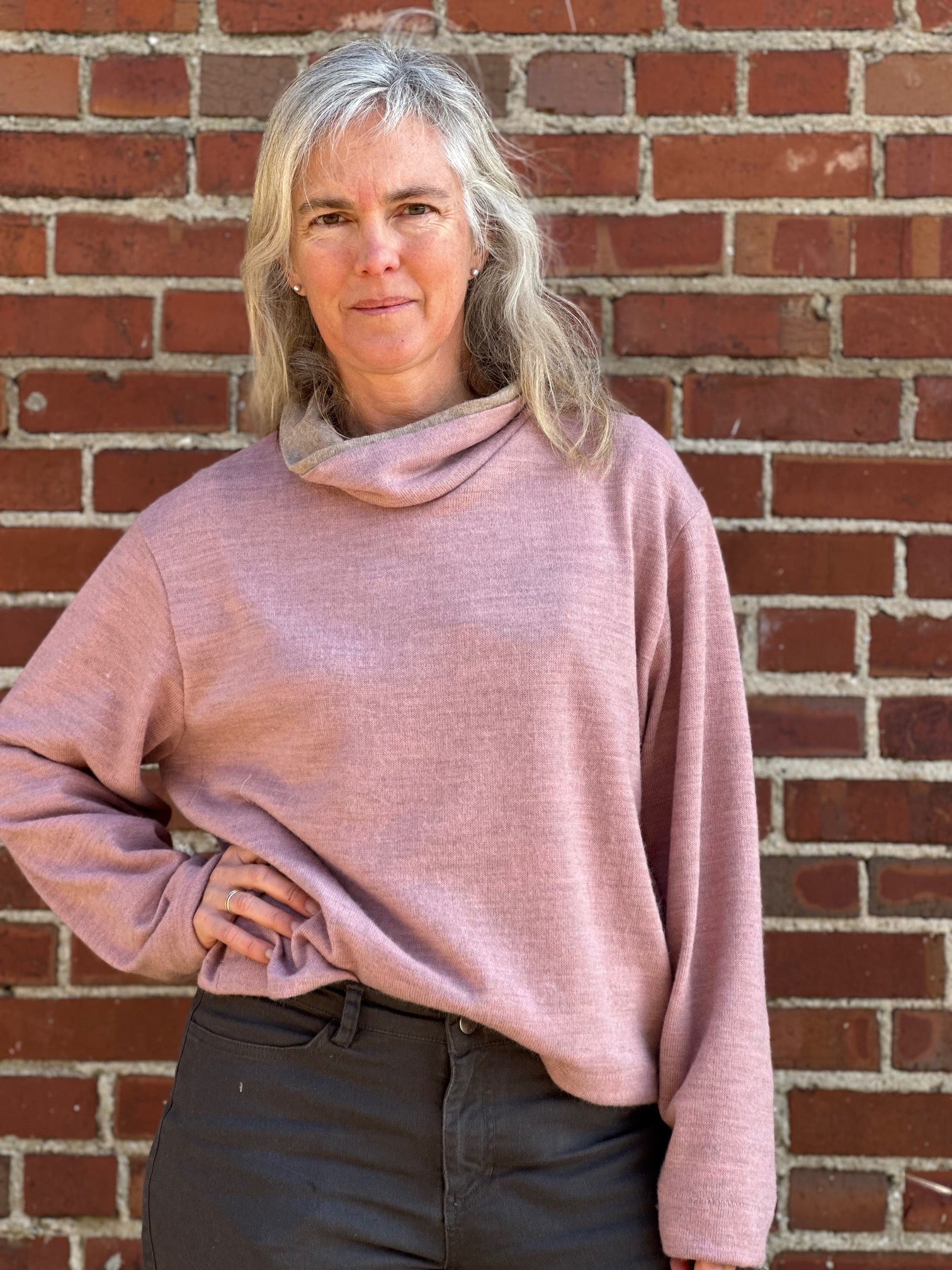 520 – Adult's Mock Turtle Polar Sweater Pattern – The Green Pepper