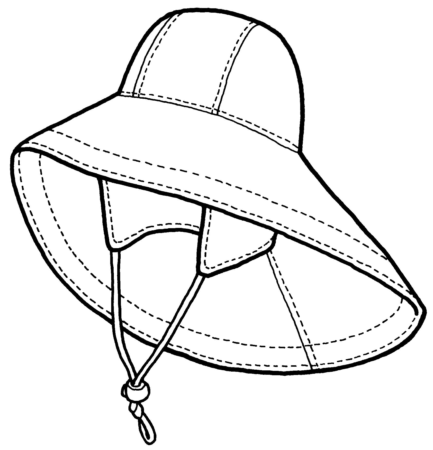 drawing of heavy weather hat