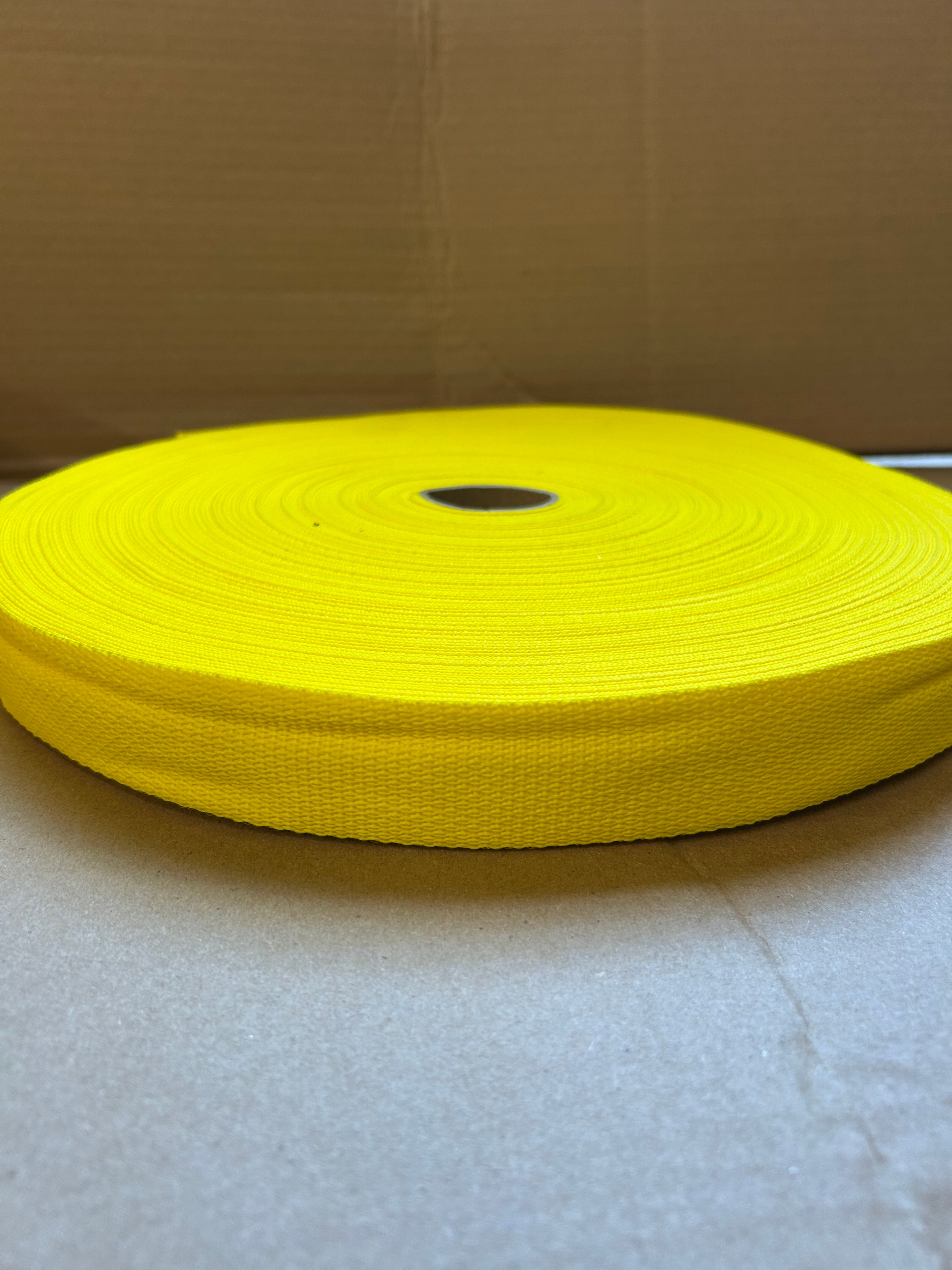 roll yellow webbing