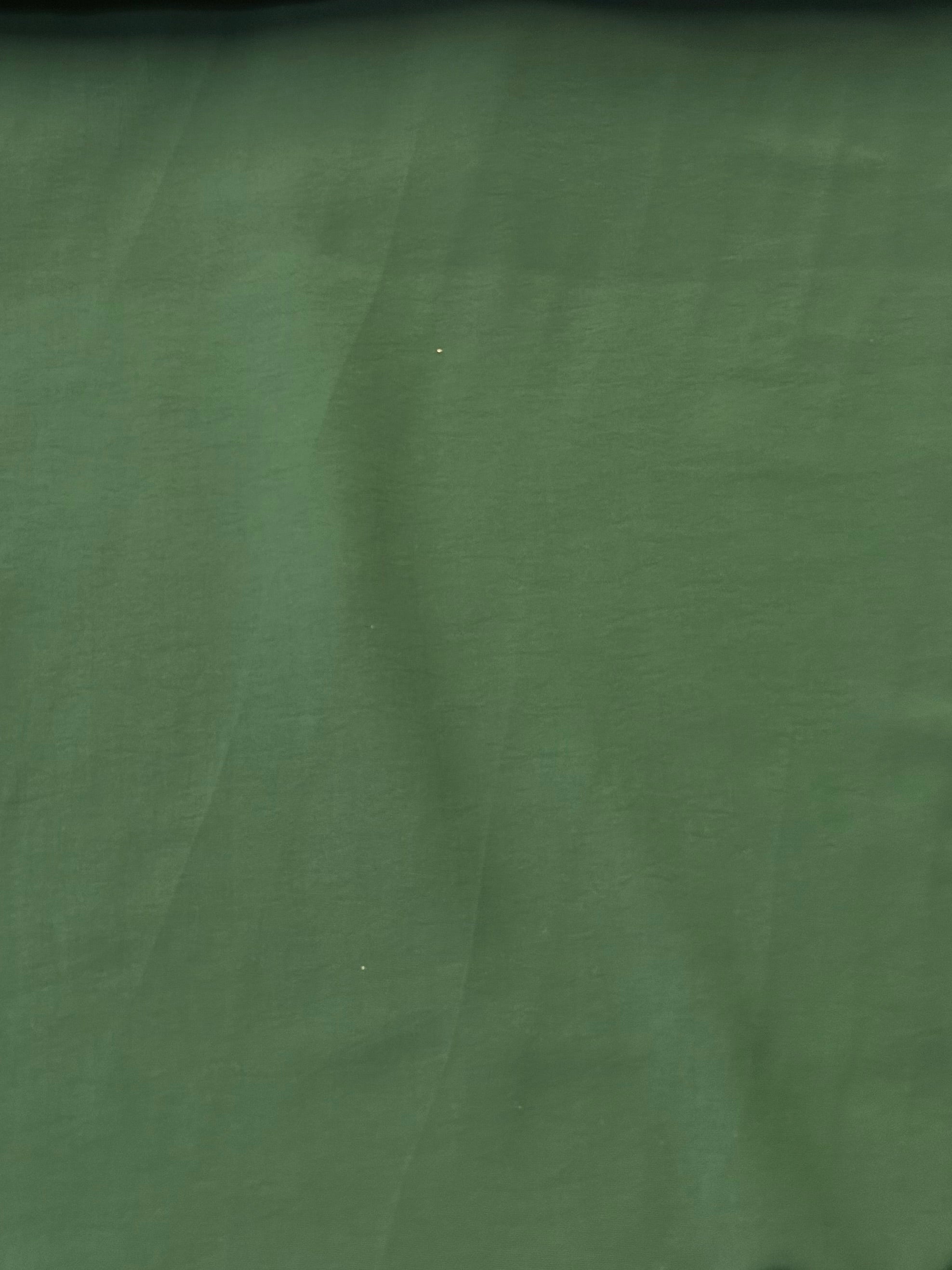 Solid forrest green taslan fabric.
