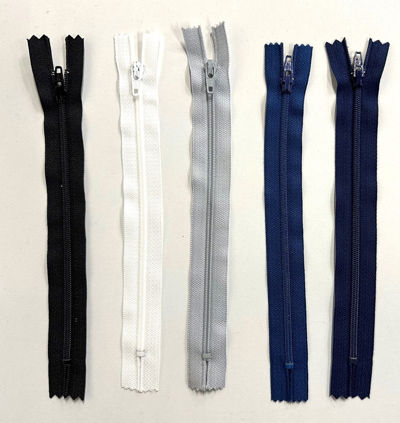 Non-Separating Coil Zippers - Pocket and Neckline