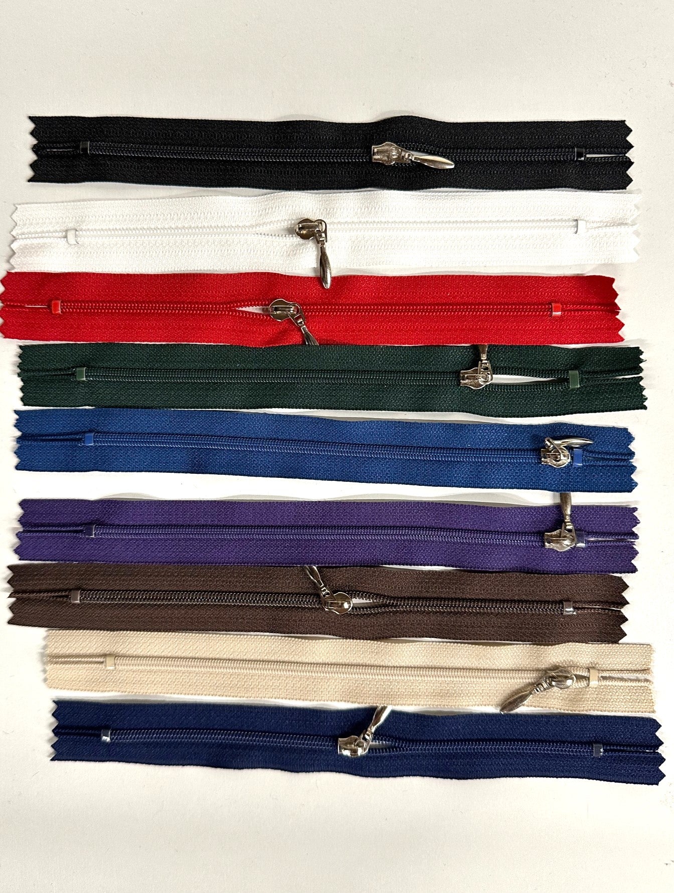 Non-Separating Coil Zippers - Pocket and Neckline