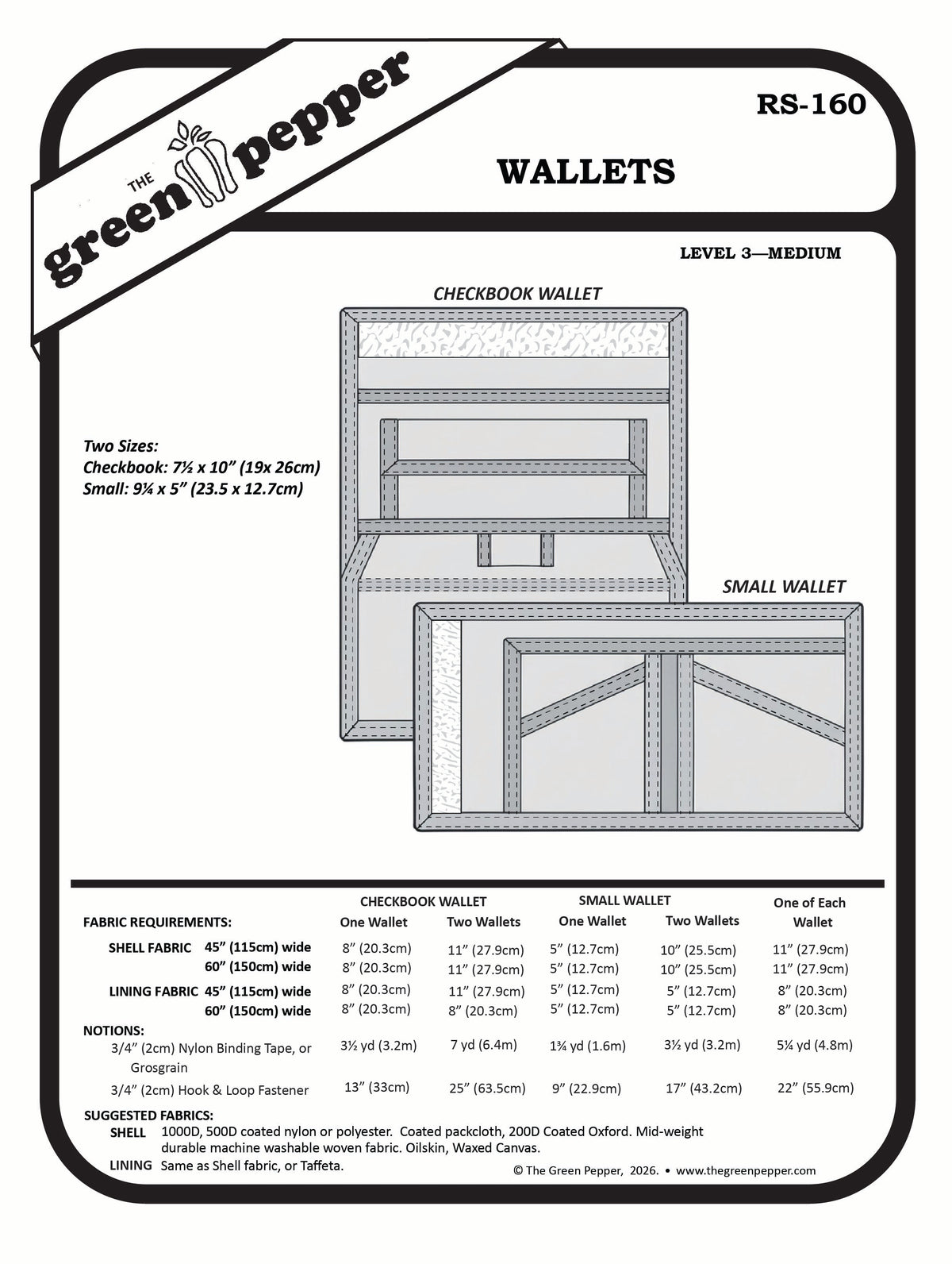 RS-160 Wallets