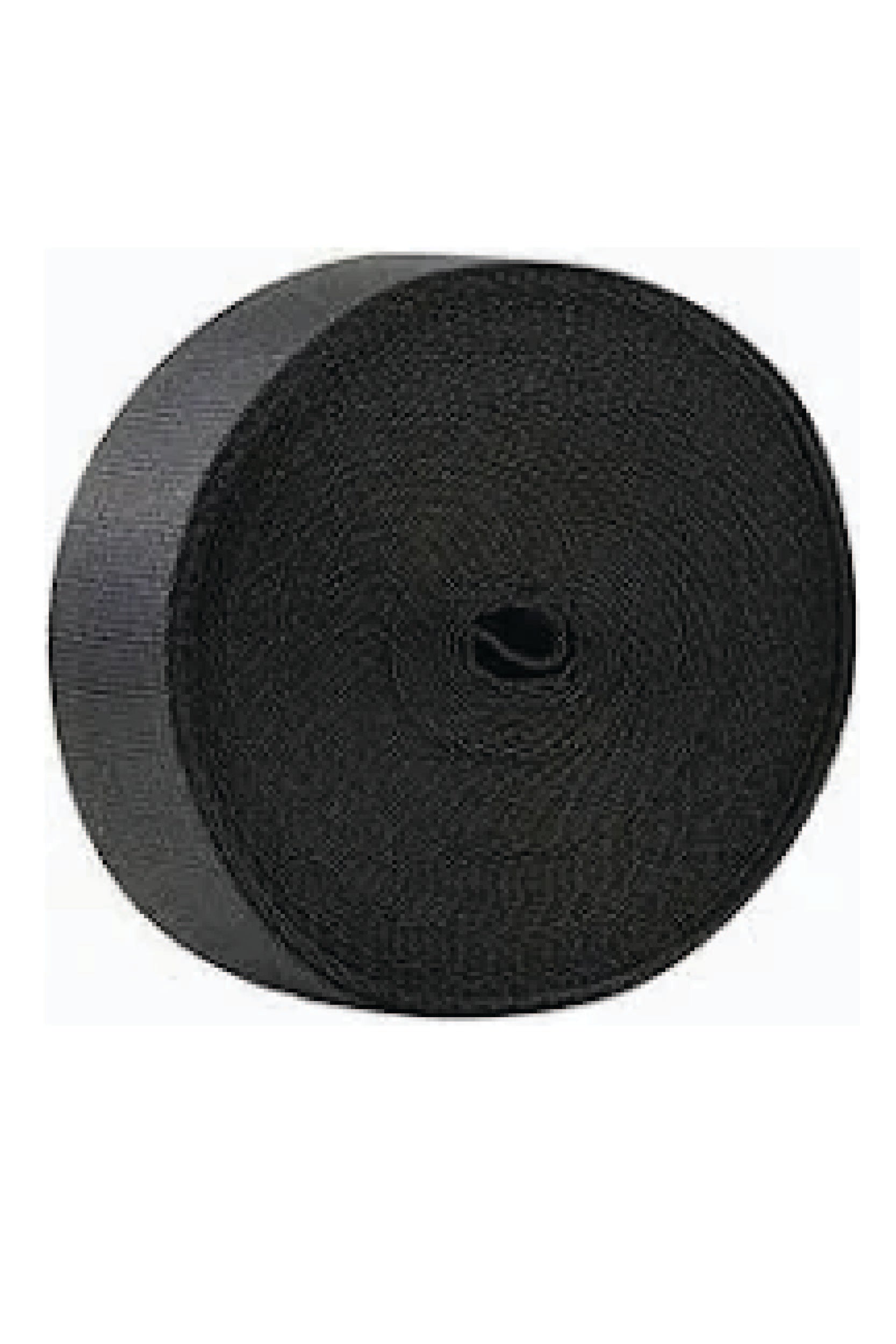 roll of black nylon webbing