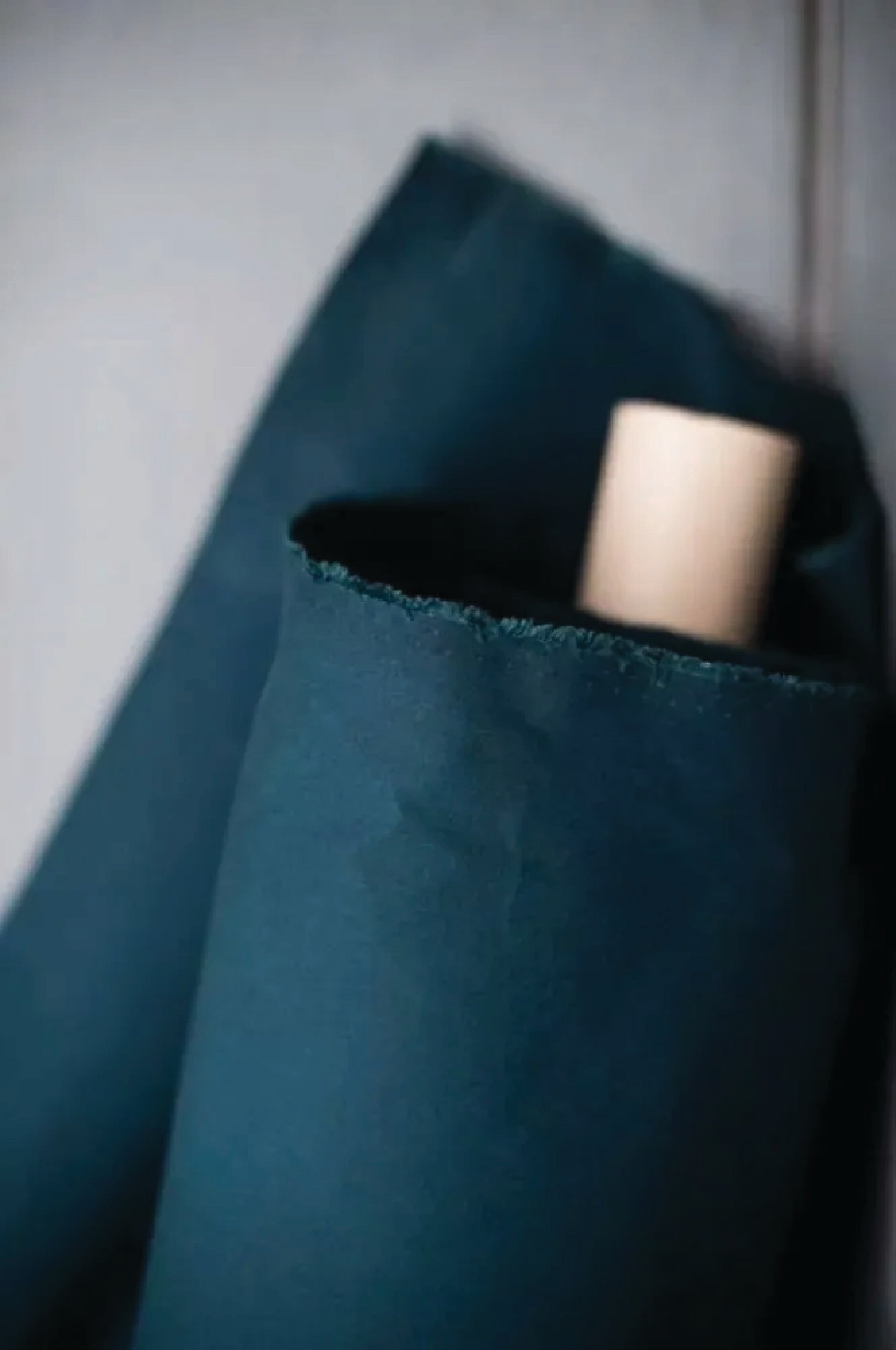 Dry Organic Cotton Oilskin - Midnight