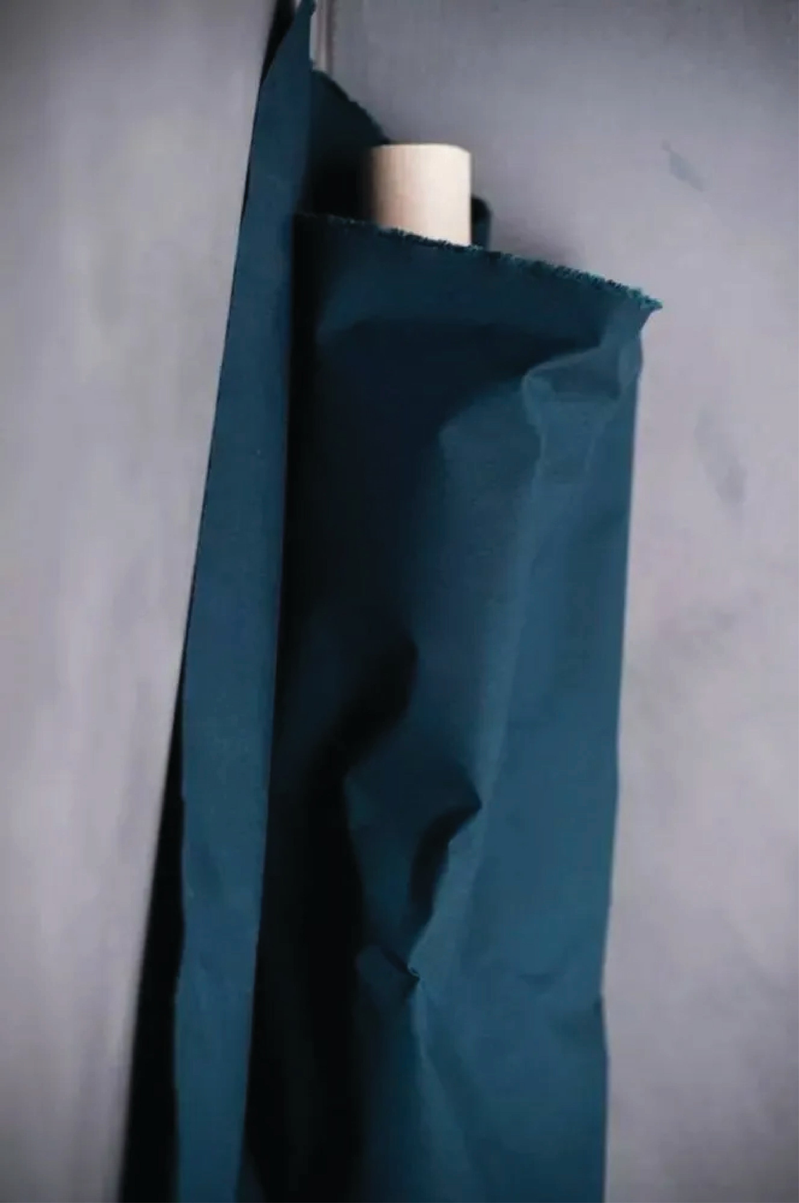 Dry Organic Cotton Oilskin - Midnight